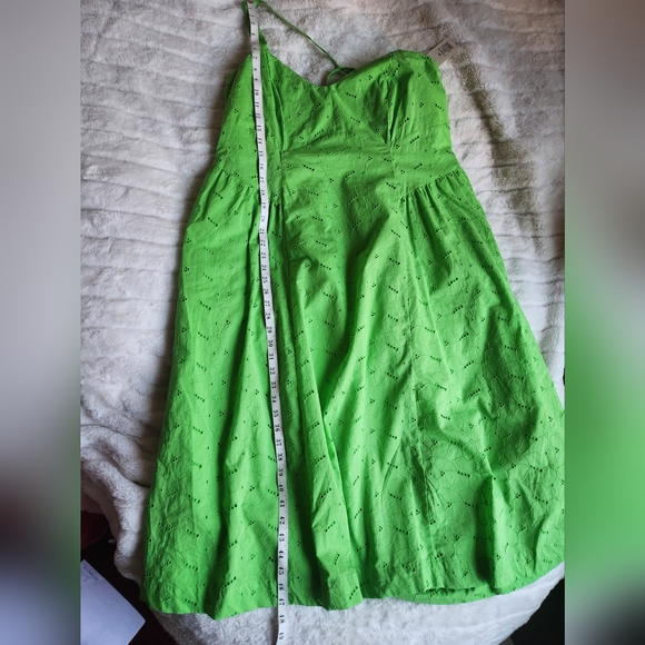 Women's Eyelet Midi Sundress - A New Day Green BNWT - Picture 9 of 11